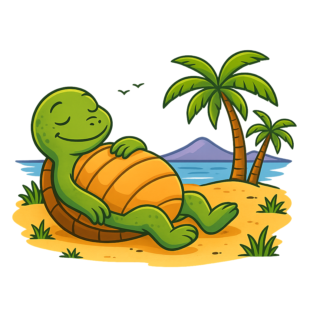 🐢 Tranquille comme une tortue mahoraise…