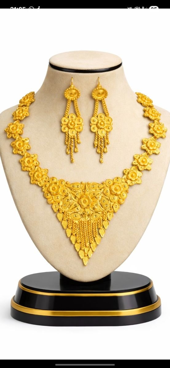 2 parures en or pur de Dubaï image 1 - Biyachara