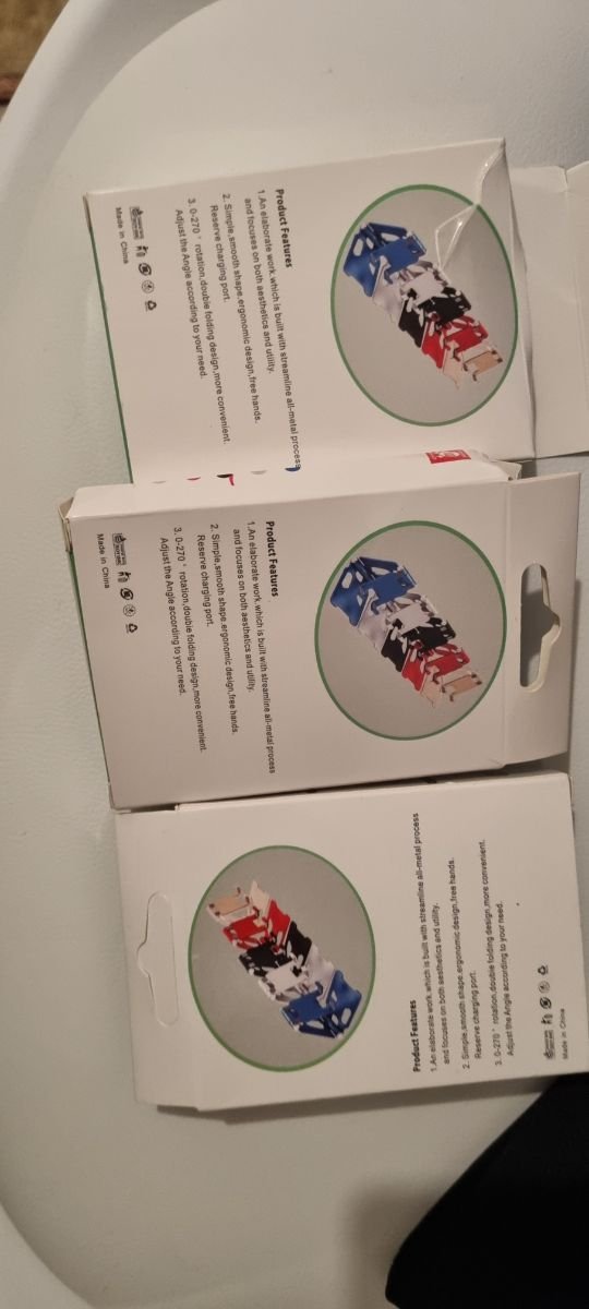 Support Téléphone Portable noir image 2 - Biyachara