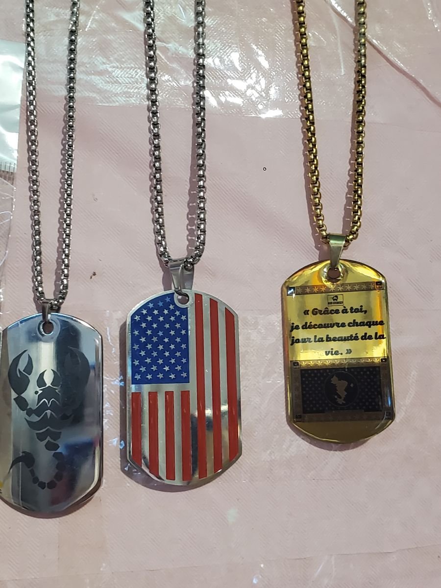 Collier homme inoxydable image 1 - Biyachara