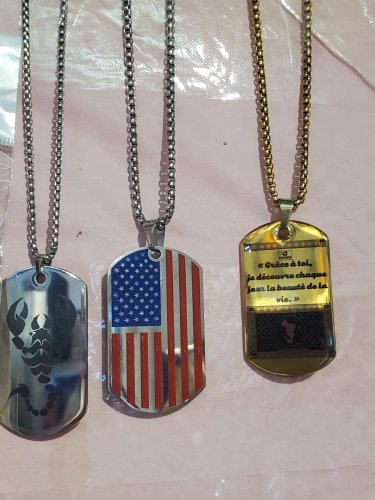 Collier homme inoxydable - Biyachara