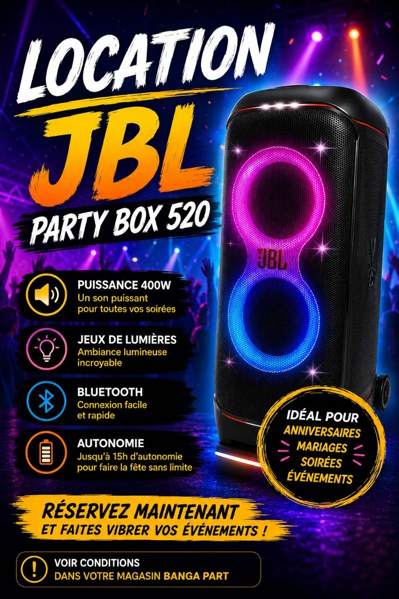 Location JBL PARTY BOX 520 image 1 - Biyachara