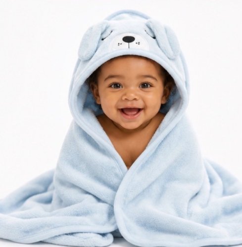 Cape de bain bébé neuve–capuche chien - Biyachara